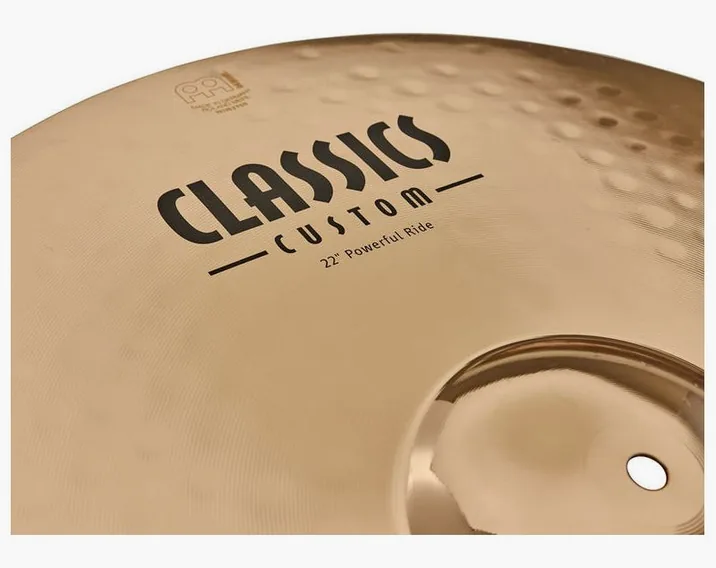 Meinl 22" Classics Custom Pow. Ride, vista frontale, photo 3
