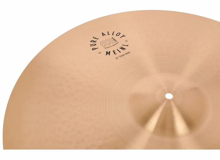 Meinl 22" Pure Alloy Thin Ride, su sfondo neutro, photo 4
