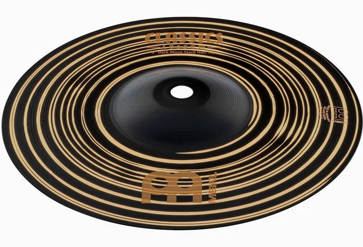 Meinl 8" Cl. Cust. Dark Micro Stack, su sfondo neutro