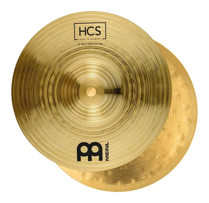 Meinl 8" HCS Micro Stack Hats, dettaglio frontale