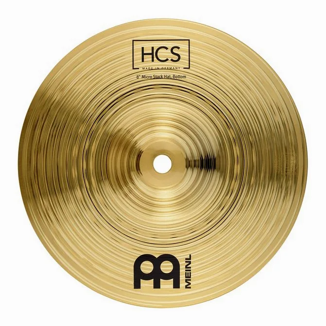 Meinl 8" HCS Micro Stack Hats, vista di tre quarti, photo 2