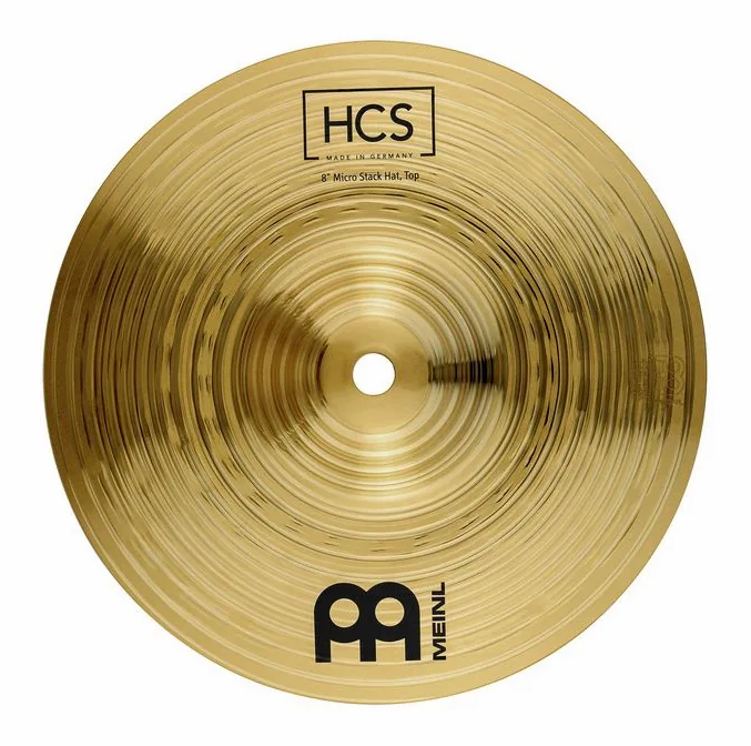 Meinl 8" HCS Micro Stack Hats, vista frontale, photo 4