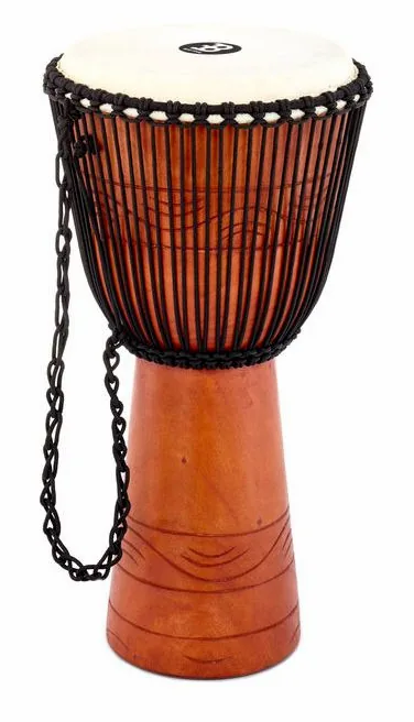 Meinl ADJ2-L Djembe Set, di fronte su sfondo neutro