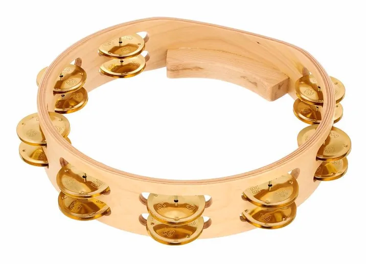 Meinl AE-MTA2B Artisan Tambourine, vista frontale