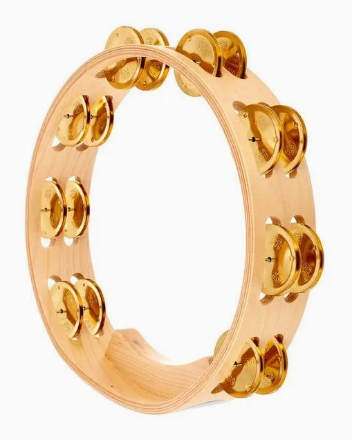 Meinl AE-MTA2B Artisan Tambourine, dettaglio ravvicinato, photo 2