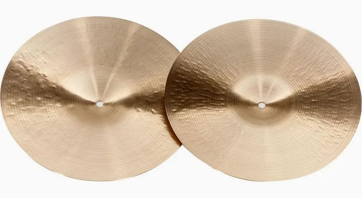 Meinl 14" Byzance Hi-Hat Medium, vista di lato, photo 2