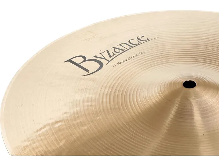 Meinl 14" Byzance Hi-Hat Medium, vista dall'alto, photo 3