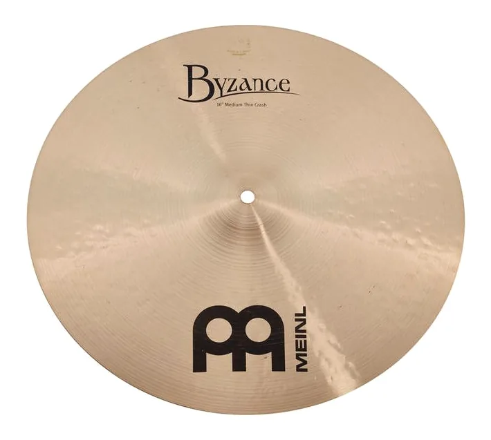 Meinl 16" Byzance Medium Thin Crash, dettaglio ravvicinato, photo 2