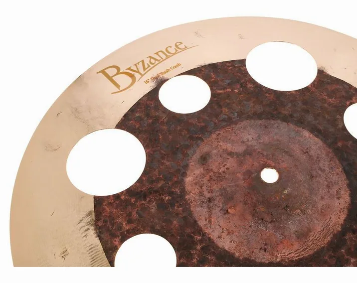 Meinl Byzance Dual Crash Cymbal Set, vista di tre quarti, photo 4
