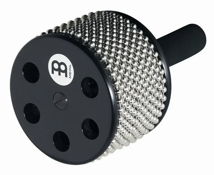 Meinl CA5BK-L Cabasa Black Large, di fronte su sfondo neutro