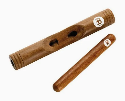 Meinl CL3RW Claves, di fronte su sfondo neutro