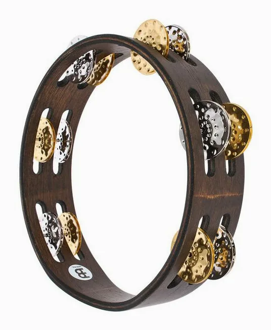 Meinl CTA2VM-WB Compact Tambourine, dettaglio ravvicinato, photo 2