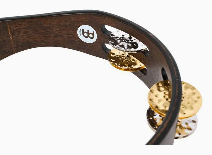 Meinl CTA2VM-WB Compact Tambourine, vista di lato, photo 4