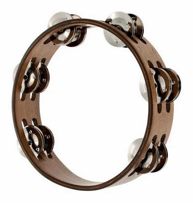 Meinl CTA2WB Compact Tambourine, vista dall'alto, photo 2
