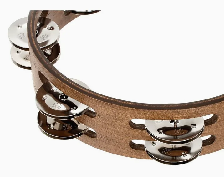 Meinl CTA2WB Compact Tambourine, vista dall'alto, photo 4
