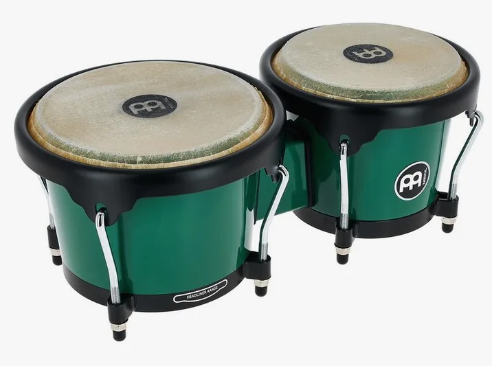 Meinl HB50FG Journey Bongo Green, dettaglio ravvicinato, photo 3