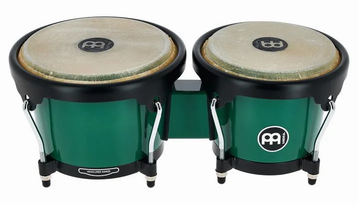 Meinl HB50FG Journey Bongo Green, vista dall'alto, photo 4