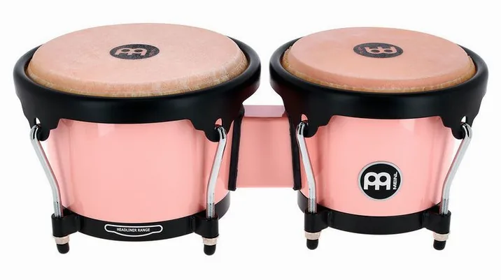 Meinl HB50FP Journey Bongo Pink, vista di tre quarti, photo 2