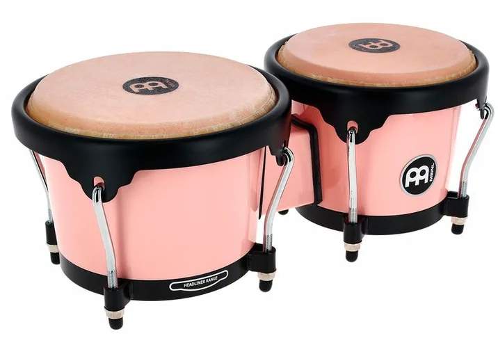 Meinl HB50FP Journey Bongo Pink, vista frontale, photo 3