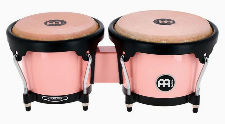 Meinl HB50FP Journey Bongo Pink, vista di tre quarti, photo 4