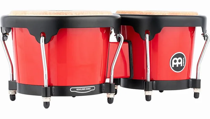 Meinl HB50R Journey Bongo Red, vista di tre quarti, photo 3