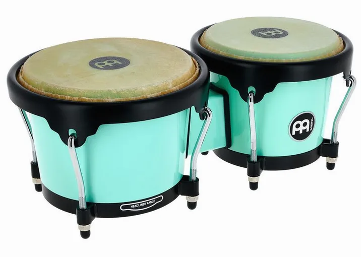 Meinl HB50SF Journey Bongo Green, su sfondo neutro, photo 3