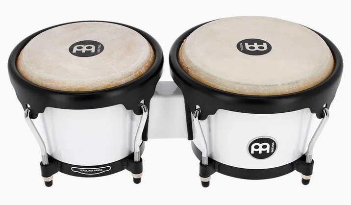 Meinl HB50WH Bongo Bright White, su sfondo neutro, photo 4
