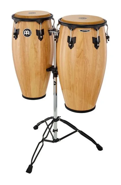 Meinl HC812 Conga Set 11" + 12" -NT, di fronte su sfondo neutro