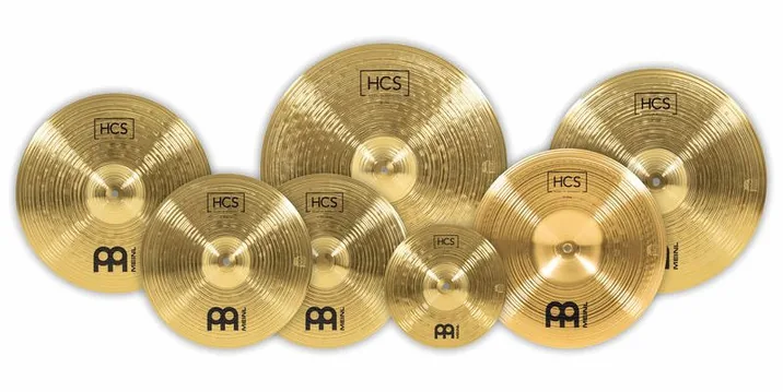 Meinl HCS Super Cymbal Set, dettaglio frontale