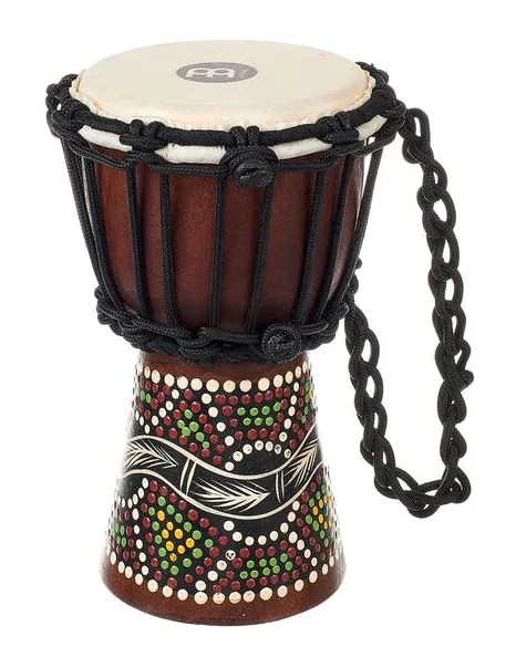 Meinl HDJ6-XXS Mini Djembe Dark Serp, dettaglio frontale