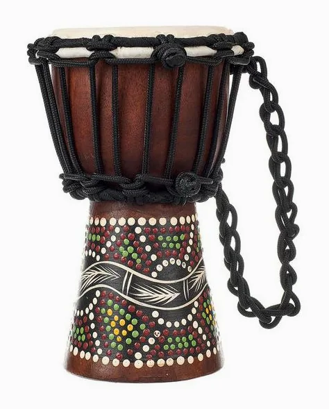 Meinl HDJ6-XXS Mini Djembe Dark Serp, dettaglio ravvicinato, photo 2
