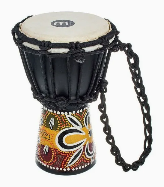 Meinl HDJ7-XXS Mini Djembe Gecko, su sfondo neutro