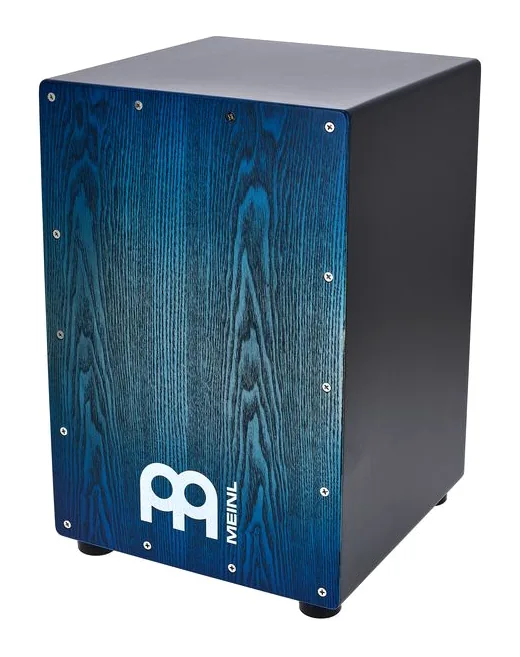 Meinl Headliner Cajon Pacific Blue, su sfondo neutro