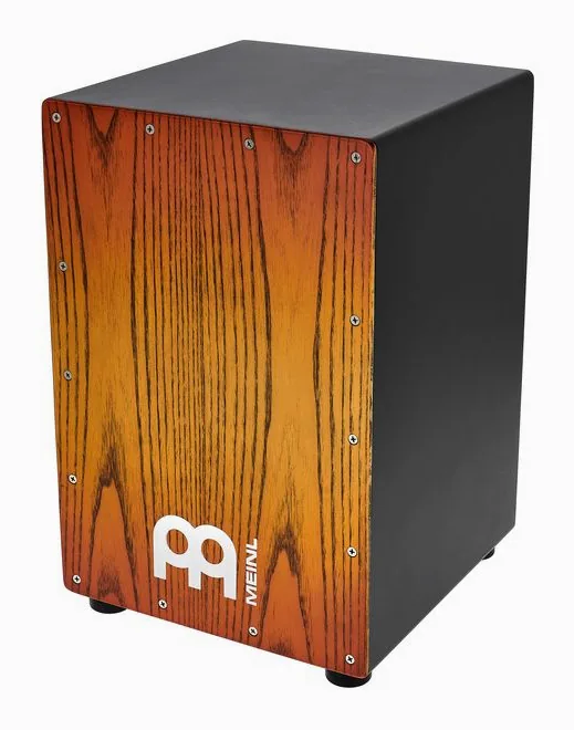 Meinl Headliner Cajon Sonoran Amber, di fronte su sfondo neutro