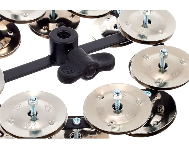 Meinl HTHH2BK Hi-Hat Tambourine, dettaglio ravvicinato, photo 4