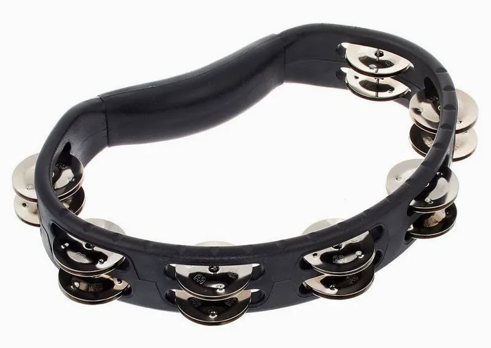 Meinl HTMT1BK Tambourine, vista di tre quarti, photo 2
