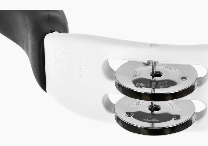 Meinl HTMT1WH Headliner Tambourine, vista frontale, photo 4