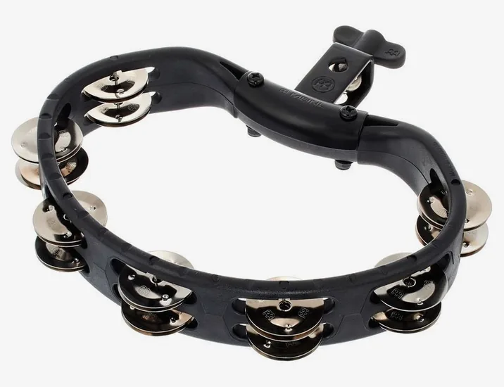 Meinl HTMT2BK Tambourine, vista frontale