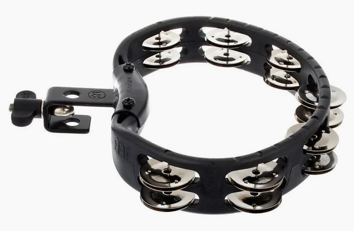 Meinl HTMT2BK Tambourine, vista dall'alto, photo 3