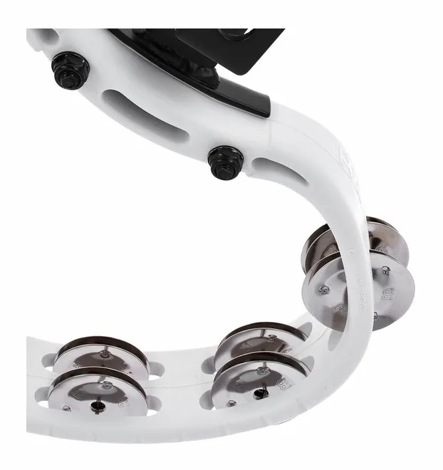 Meinl HTMT2WH Headliner Tambourine, vista di lato, photo 4