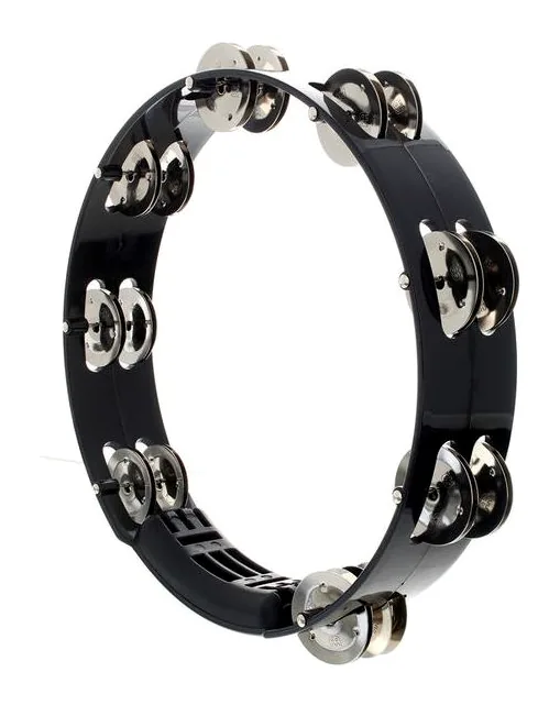 Meinl HTT10BK 10" Tambourine, vista frontale, photo 4