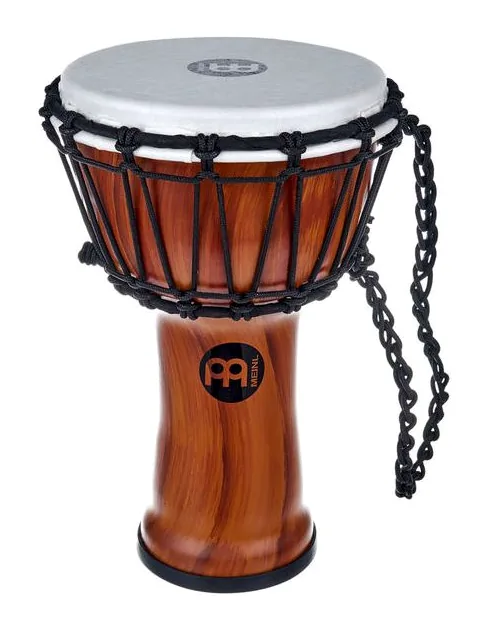 Meinl Junior Djembe Brown, di fronte su sfondo neutro