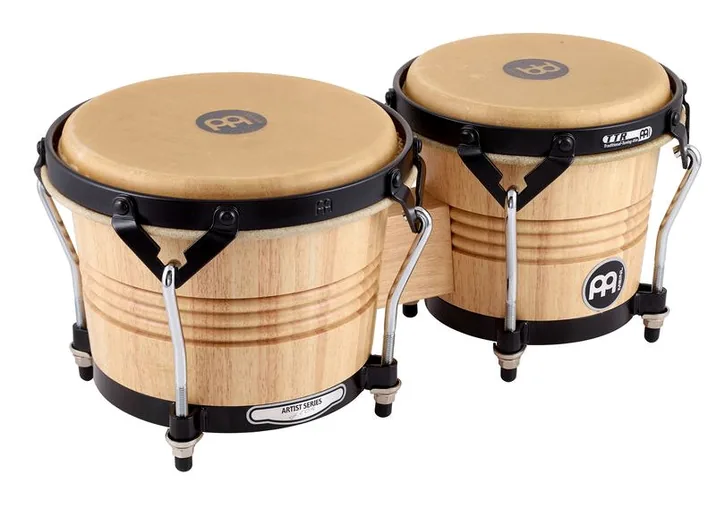 Meinl LC300NT-M Luis Conte Bongoset, vista di tre quarti, photo 3