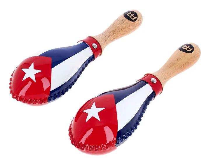 Meinl MSM3CU Traditional Maracas, vista frontale, photo 2