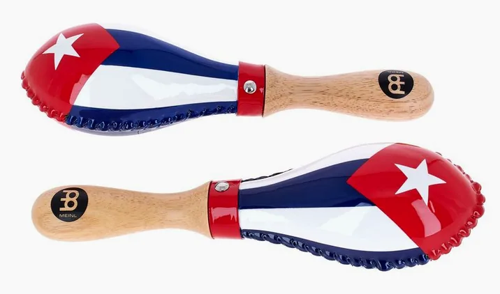 Meinl MSM3CU Traditional Maracas, vista frontale, photo 3