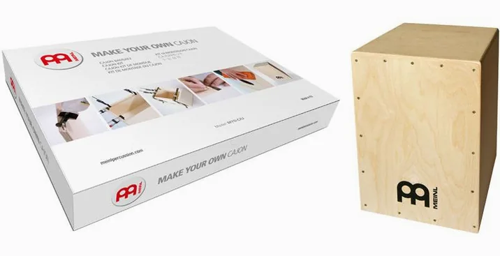 Meinl MYO-CAJ Cajon Construction Kit, su sfondo neutro