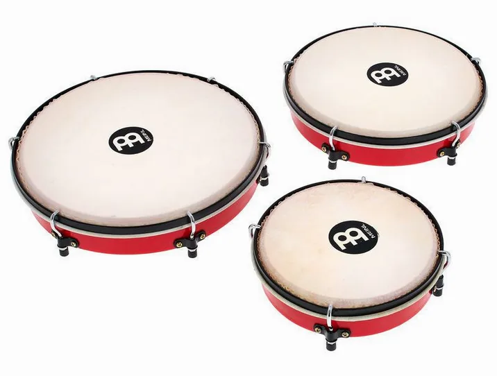 Meinl Penera Set 8"/10"/12, di fronte su sfondo neutro