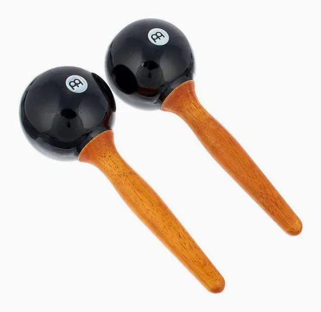 Meinl PM1BK Maracas, su sfondo neutro