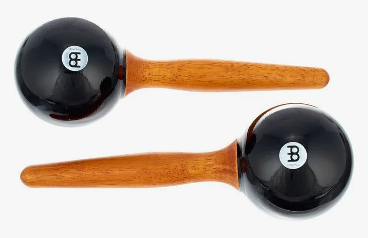 Meinl PM1BK Maracas, vista frontale, photo 3