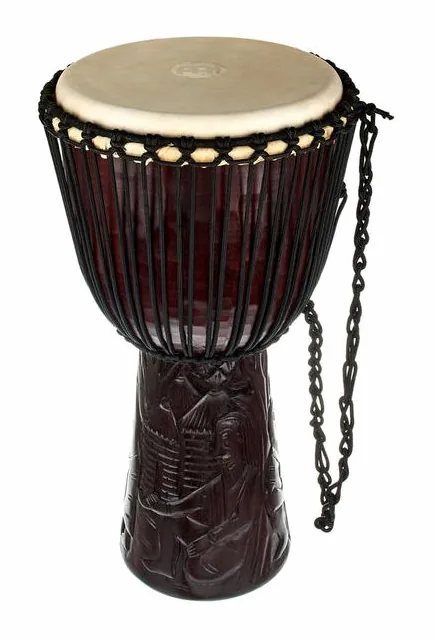 Meinl PROADJ2-L Professional Djembe, di fronte su sfondo neutro